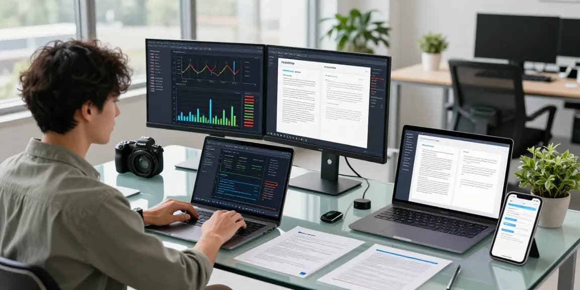 Detect fake pdf process in an advanced office environment using AI verification technology.
