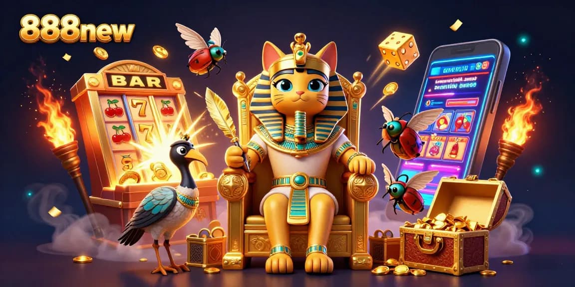 Engage in winning strategies at 888new with vibrant casino illustrations depicting games and excitement.