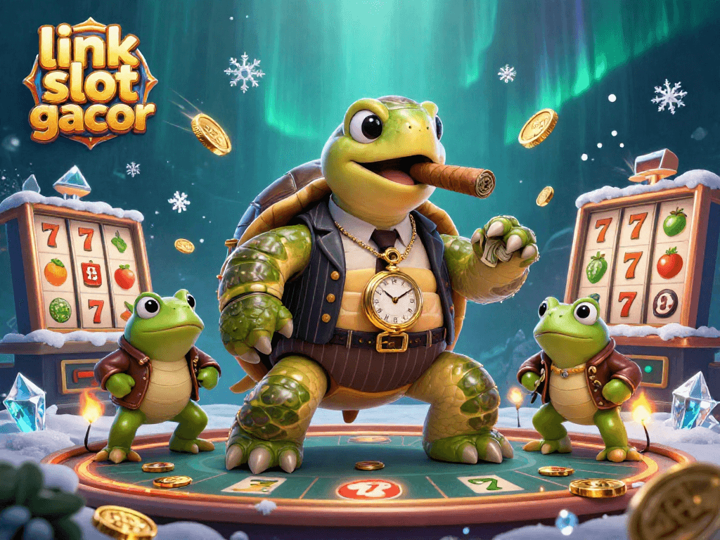 Experience thrilling wins with link slot gacor in a vibrant casino scene filled with excitement.