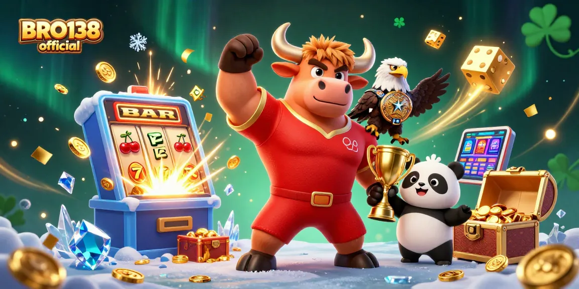 Win big at BRO138 official with exciting jackpots, vibrant slot symbols, and a festive atmosphere.