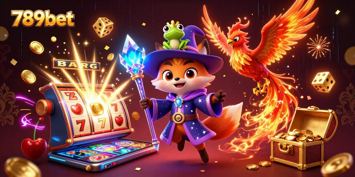 Join the excitement at 789bet with a dynamic 3D digital gaming scene featuring a jackpot explosion.