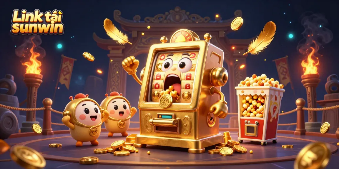 Spin the reels with Link tải sunwin and unlock exciting winnings under a vibrant casino scene.
