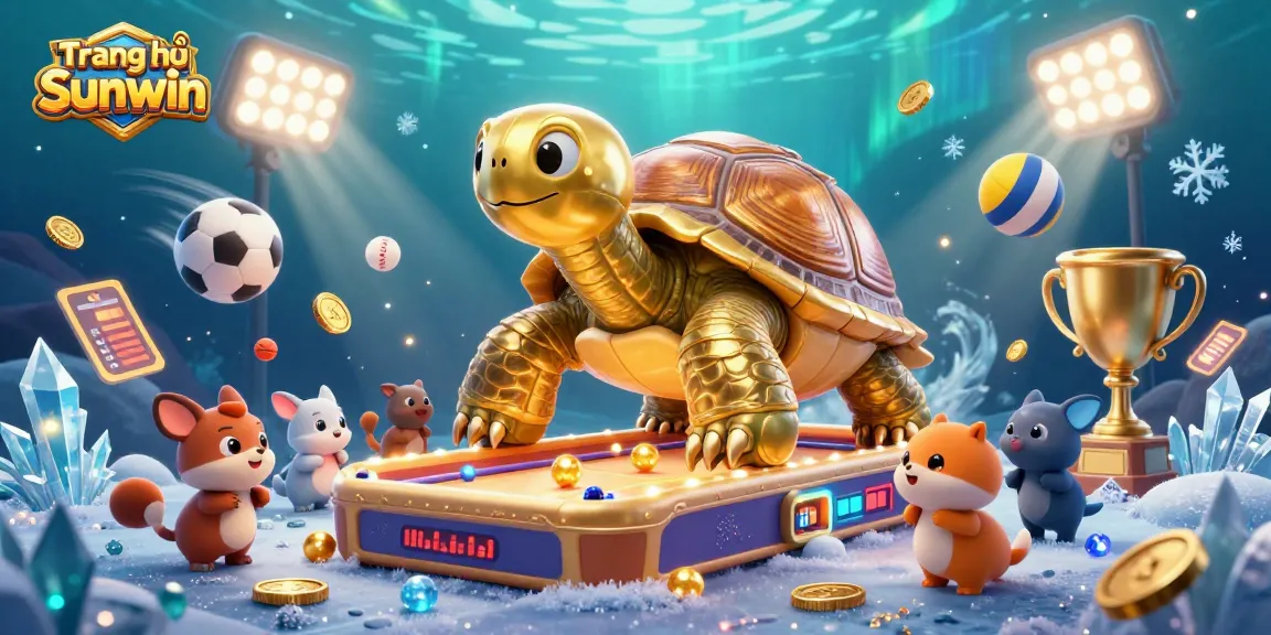 Engage with Trang chủ Sunwin through vibrant casino adventures featuring a golden tortoise and dynamic sports elements.