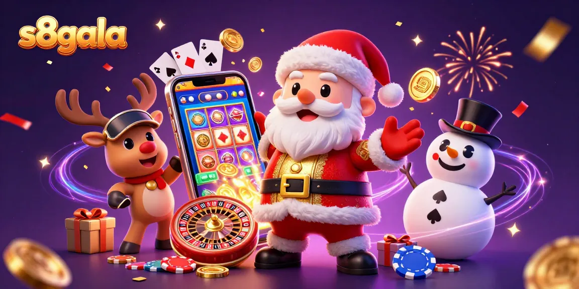 Join the festive gaming fun with Santa and friends at s8gala's jackpot slots!