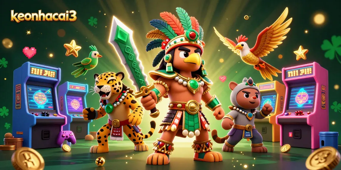 Engage in dynamic sports betting with keonhacai3 through a vibrant 3D scene filled with action.