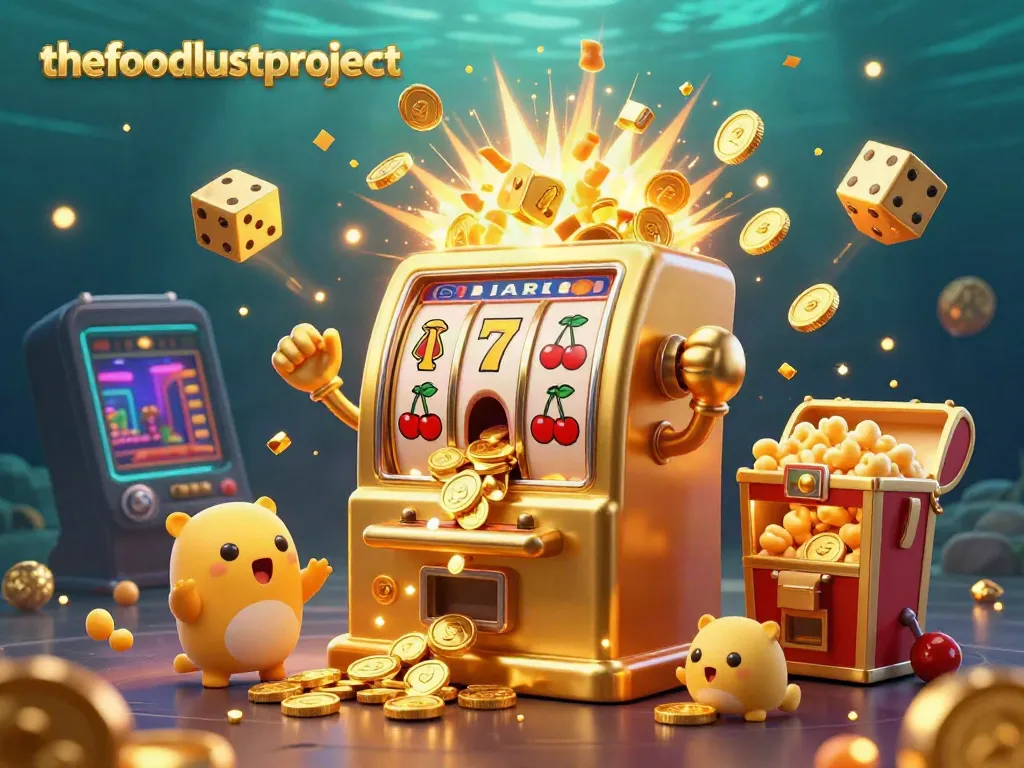 Jangan lewatkan momen jackpot dari thefoodlustproject, dengan mesin slot emas yang kaget!