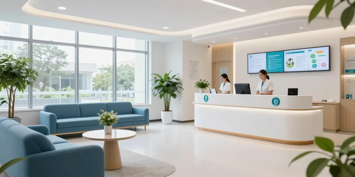 David Hoffmeister reviews and patient care services in a modern healthcare clinic.
