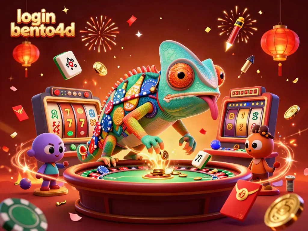 Engage in thrilling gameplay with login bento4d as you discover vibrant slot reels and dynamic confetti.