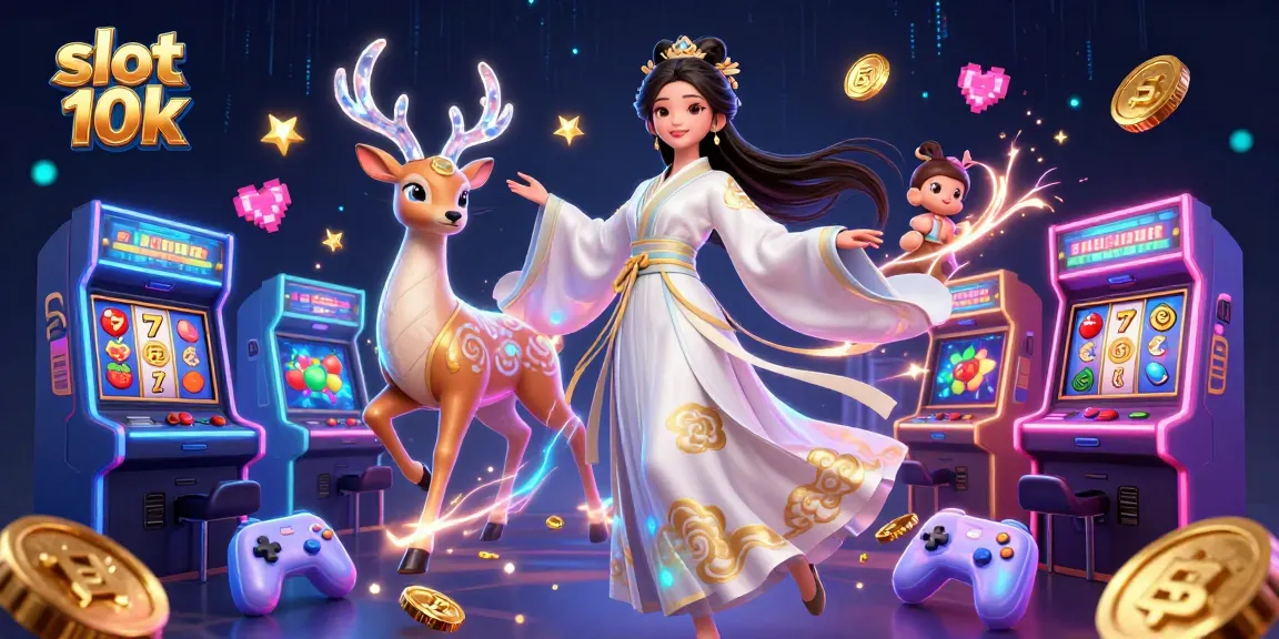 Engage with slot 10k for exciting wins, featuring vivid casino elements and a stunning 3D design.