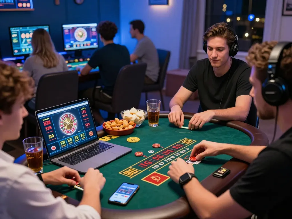 Players enjoying 388bet live dealer games with exciting betting moments at home.
