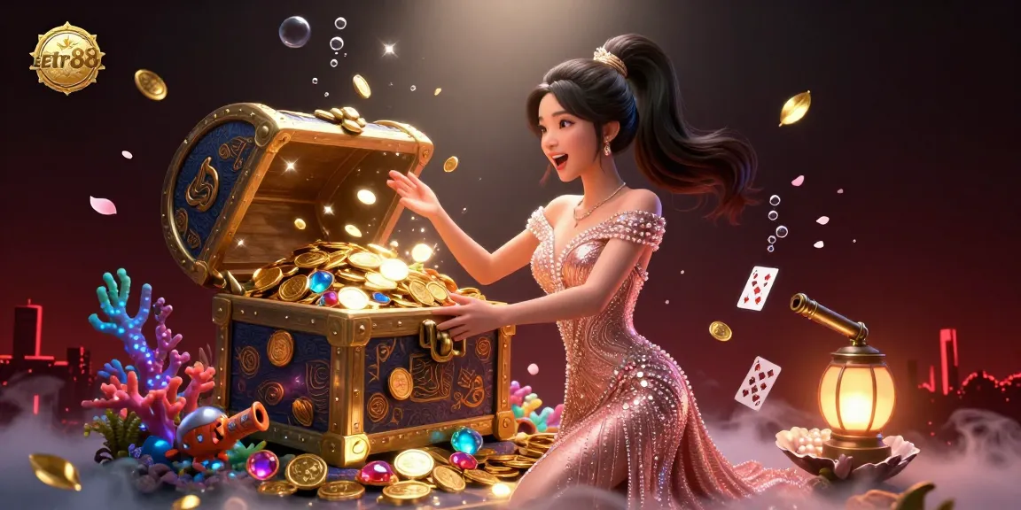 Watch treasures overflow at etr88, where exciting jackpots await in this vibrant casino scene.
