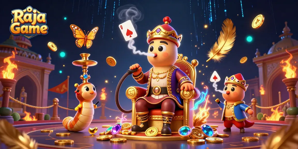 Play exciting games with Raja Game featuring colorful characters and vibrant casino elements.