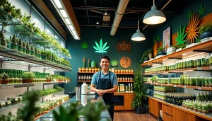 Discover diverse products at a modern Weed Store with friendly customer service.