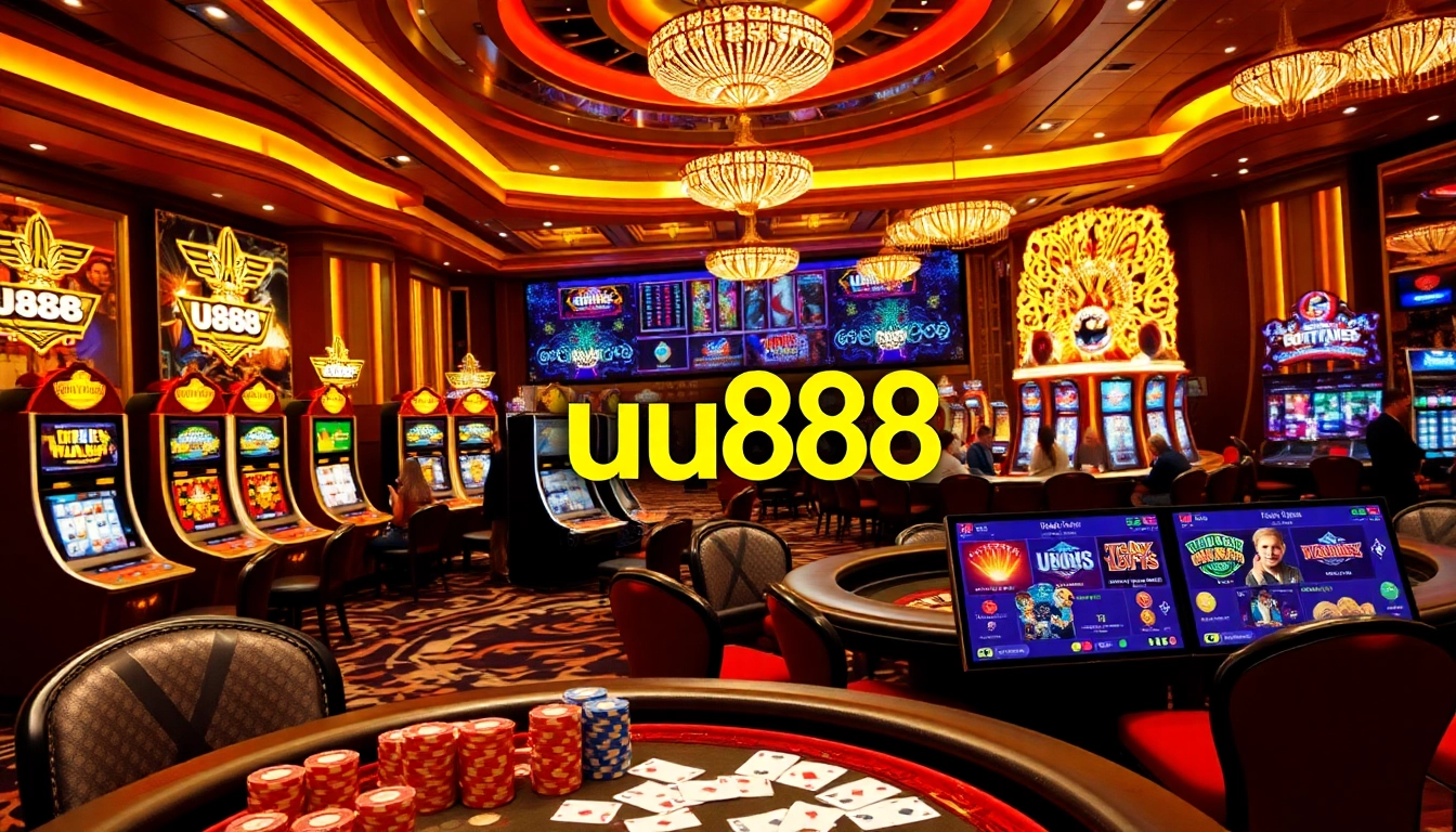 Experience the excitement of gambling at u888 casino with vibrant tables and engaging games.