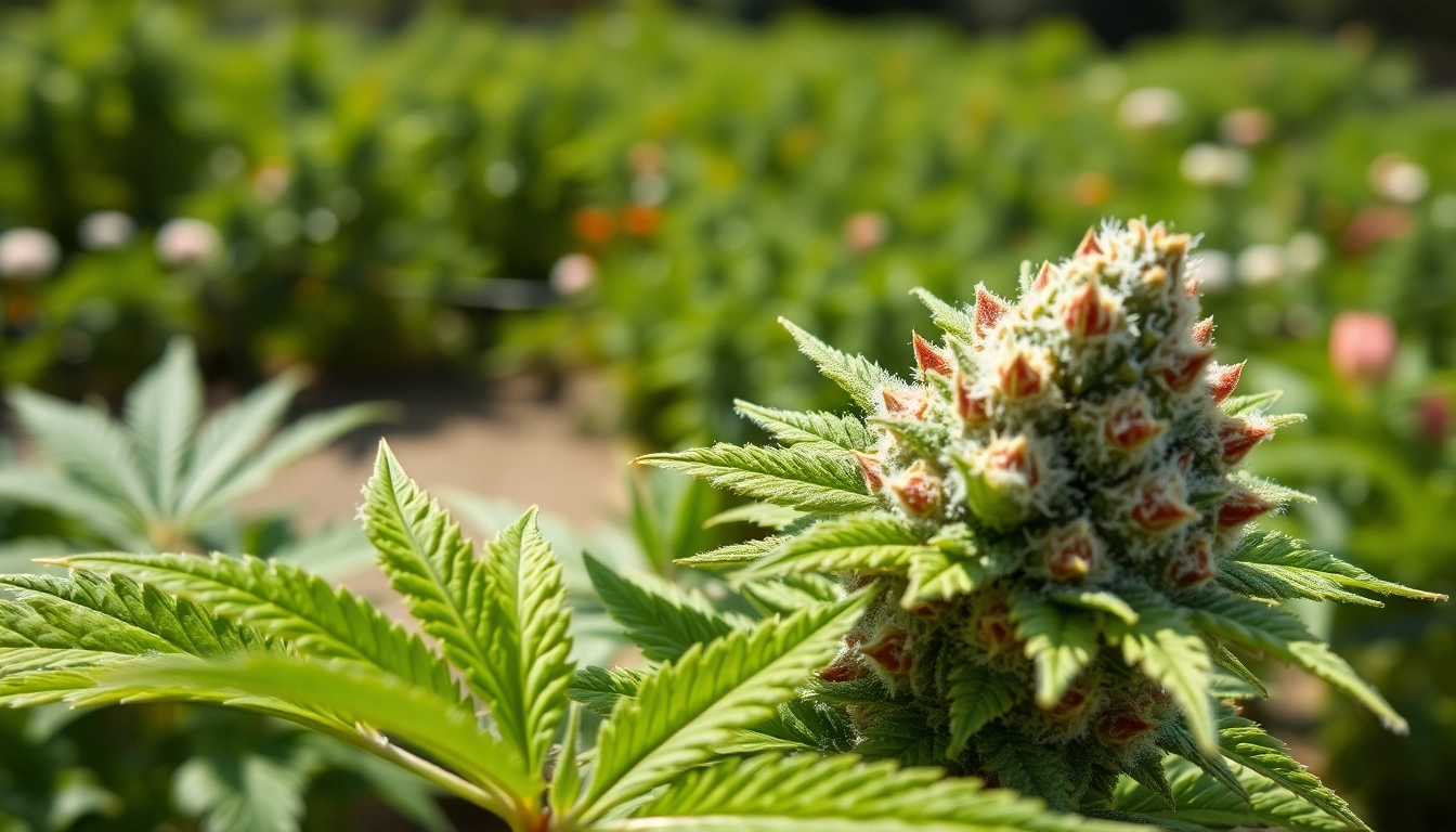 Showcasing Pandemic Punch strain buds with vibrant colors and frosted trichomes in a natural setting.