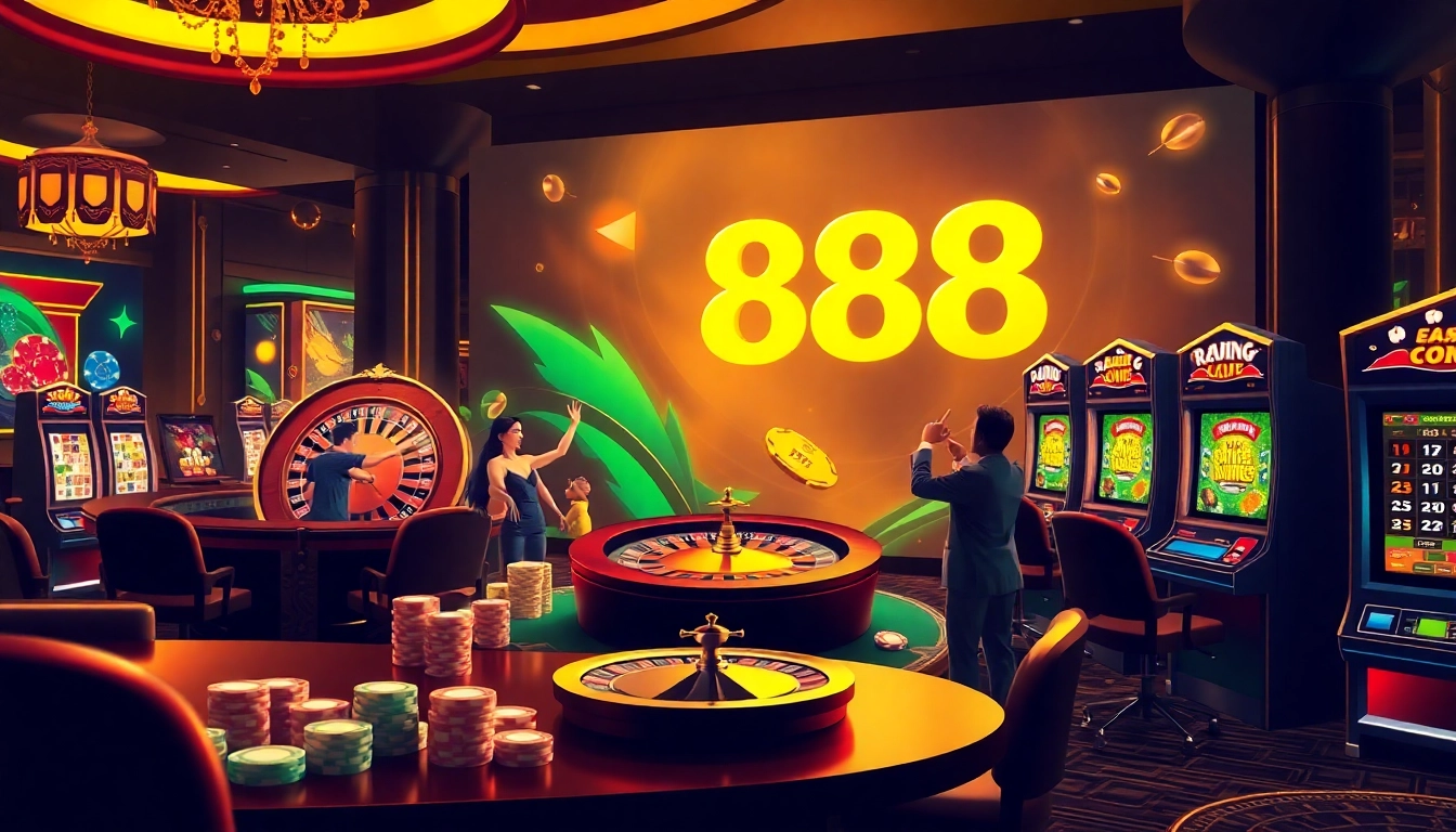 Experience the thrill of 888vnd đăng nhập with a vibrant online casino setup.