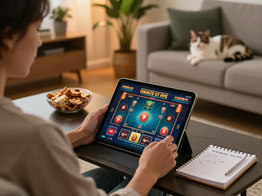 Enjoy a captivating gaming session at trang chủ o8 with a cozy home atmosphere and modern design.